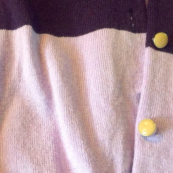 New York & Co purple 3/4 sleeve cardigan - Picture 7 of 8